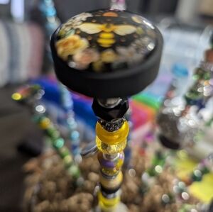 *HOT RODS by Bonjo 'YOU ROCK HONEY BEE' 14.5" aka Garden Stake, Fairy Wand